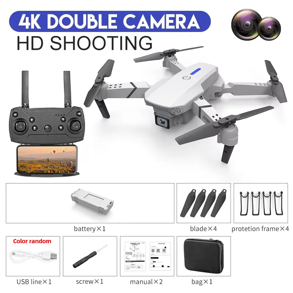 Junior's Drone KDBFA E88 Pro