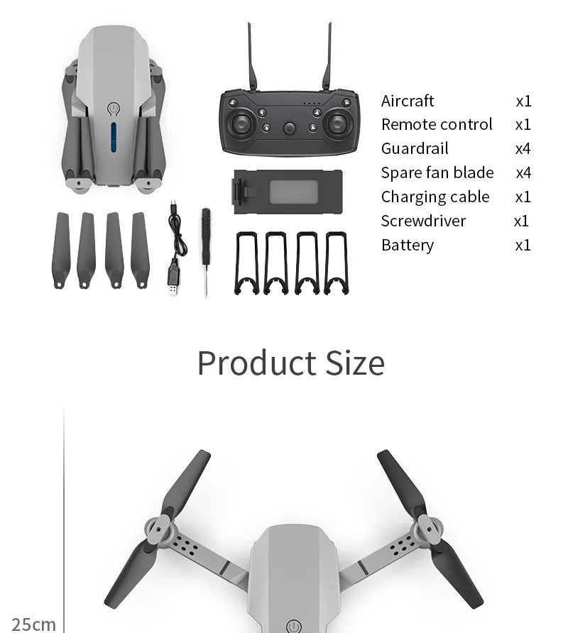 Junior's Drone KDBFA E88 Pro