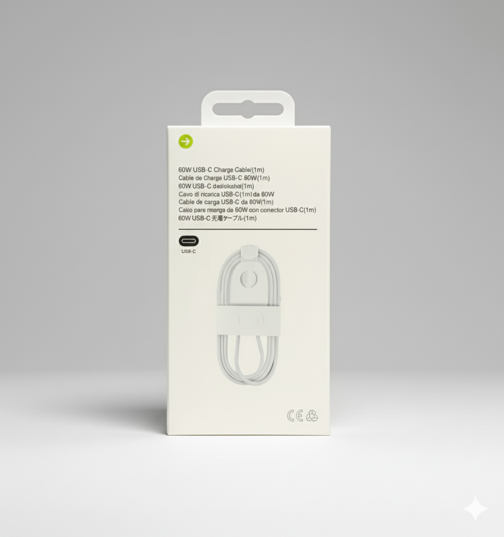 60w Universal USB-C Fast Charger Apple iPhone - Apple Style, High-Speed Charging