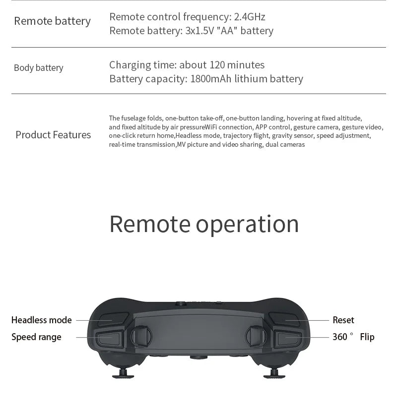 Junior's Drone KDBFA E88 Pro
