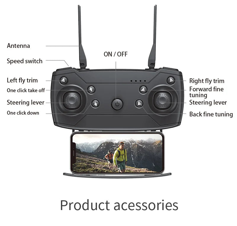 Junior's Drone KDBFA E88 Pro