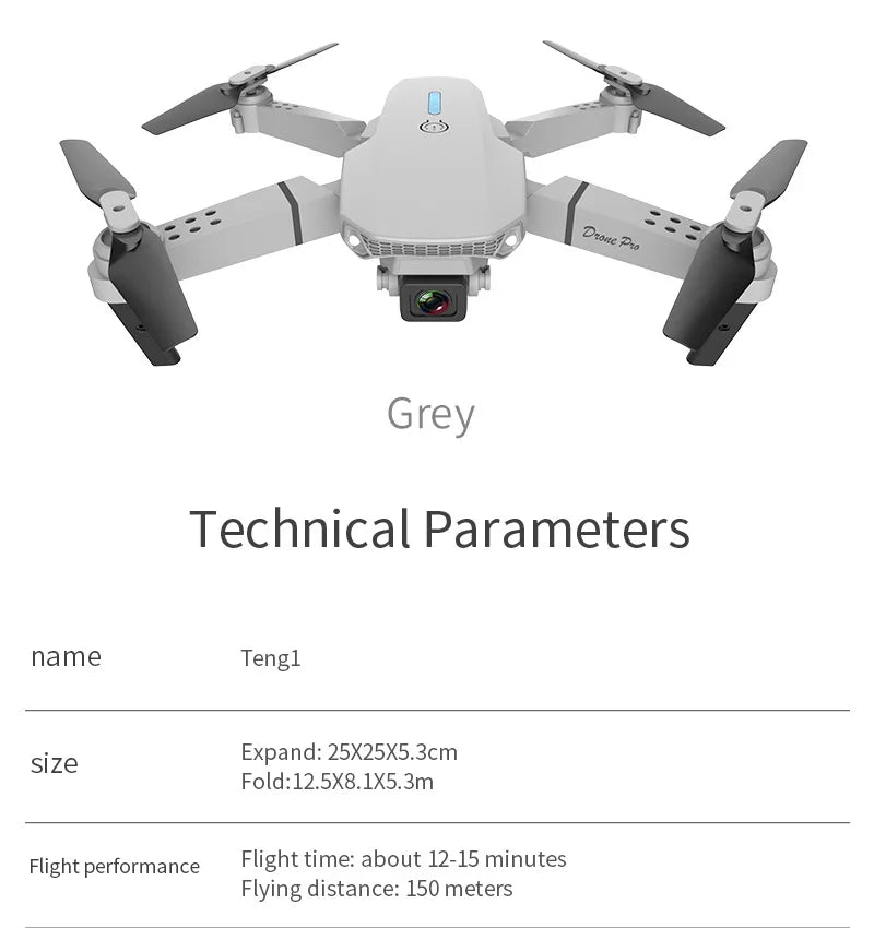 Junior's Drone KDBFA E88 Pro